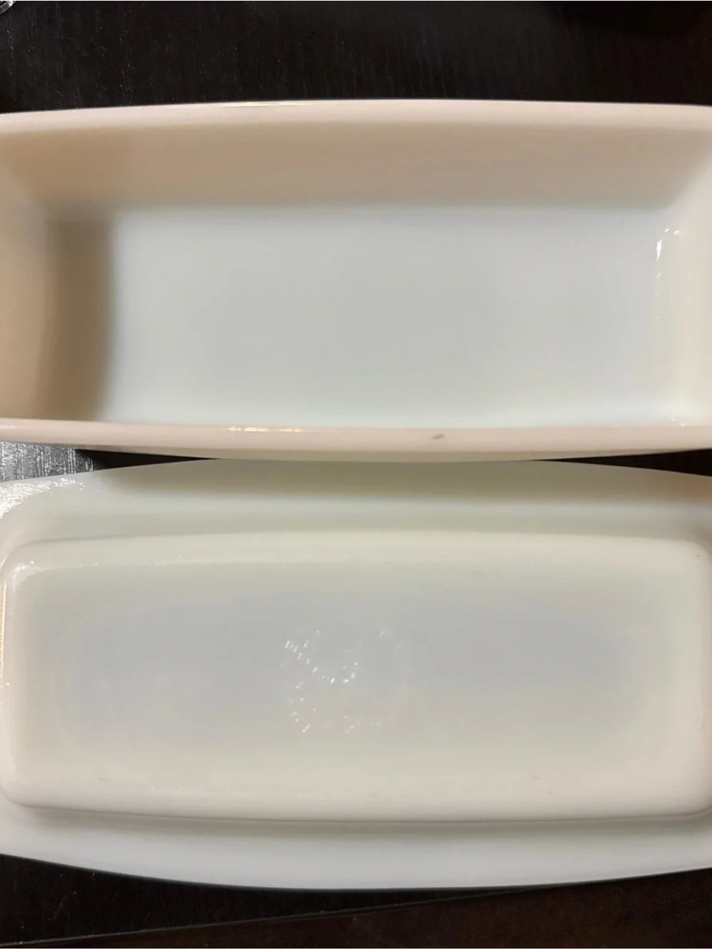 Pyrex Old Town Blue Butter Dish